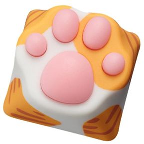 Personalidad personalizada Abs silicona Kitty Paw Artisan Cat Paws Pad teclado teclas para interruptores Cherry Mx