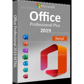 Microsoft Office 2019 Pro Plus RETAIL1 Pc I Tarjeta Key Card