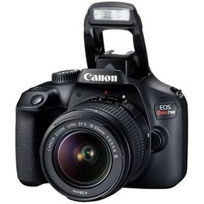 Cámara Canon EOS Rebel Kit T100 + lente 18-55mm III DSLR