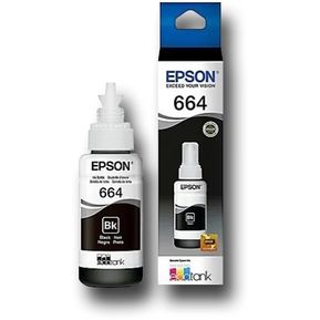 Botella Tinta EPSON T664 L310 L380 L375 L395 L575 L1300 Negr...