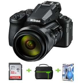 Camara Nikon Coolpix P950 16mpx 83x Wi-fi+32GB+Bolso+Kit