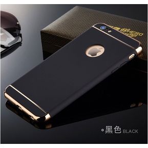 Carcasa protectora de lujo para iPhone 11 Pro X Xs Max XR,carcasa parachoques para Apple iPhone 11X5 5S SE 6 6s 7 8 Plus funda 7 +(#Black)