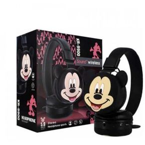 Audífonos Diadema Miky Mouse Minnie Super Heroes Bluetooth Niño Adulto