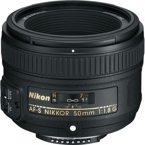 Nikon AF-S NIKKOR 50mm f1.8G Lens - Blac...