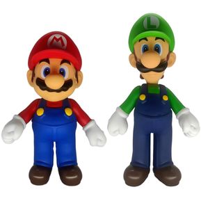 Mario Bros Luigi Blister 23 Cm Grande Figura Colección
