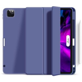 (#Lavender)Funda para iPad Pro 11 2020 y 2018,Ultra delgada PU cuero~