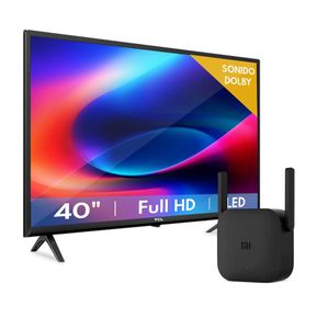 Combo Pantalla TCL 40 FHD LED 3-Series Smart Roku TV + Repet...