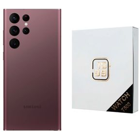 Celular Samsung S22 Ultra Seminuevo 128gb Borgoña