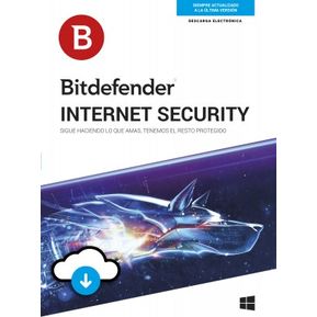 Antivirus Bitdefender Internet Security 2023 1 Año /1USR