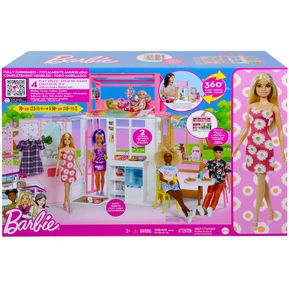 Barbie Casa Glam Con Muñeca Mattel