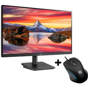 Monitor Gamer LG 24mp400 Lcd 24  Fhd Ips + Mouse G300s Negro