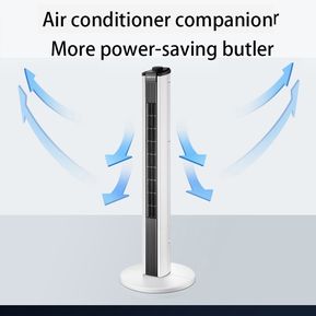 Ventilador eléctrico hogar  torre control remoto tiempo que agita cabe