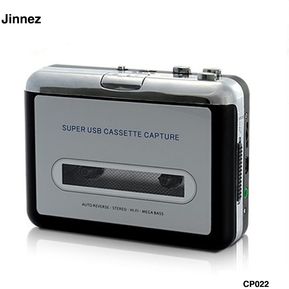 Reproductor de cassette Walkman y Convertidor Jinnez CP022 Negro