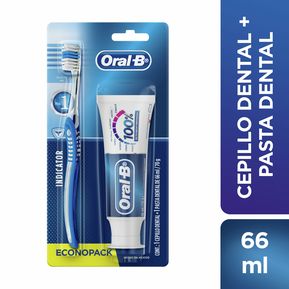 Pack Dental Oral B Crema & Cepillo Indicator x 1 Pack