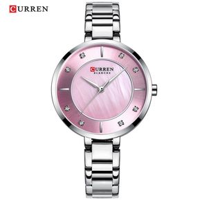 Reloj Curren modelo KREC6119 plateado mujer