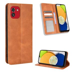 Estuche Para Samsung Galaxy A03 Billetera De Magnética Flip