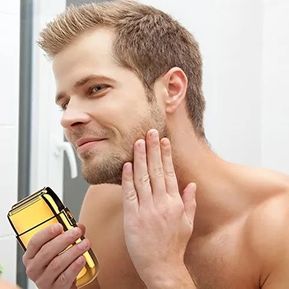 Rasuradora Profesional de Lujo / Shaver Dorada Afeitadora Inalámbrica