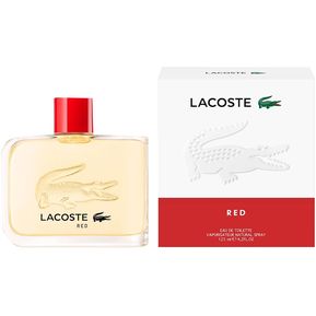 Perfume Lacoste Red Hombre 4.2oz 125ml Rojo Locion Colonia