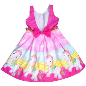 Vestido Para Niñas Unicornio Petite Shop i164 Fucsia