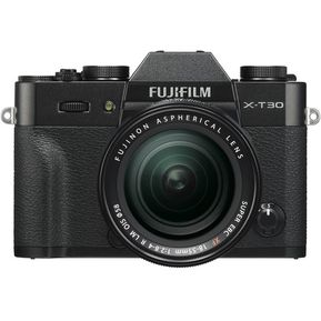 Fujifilm X-T30 Mirrorless Digital Camera with 18-55mm Lens - Black