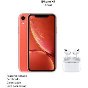 iPhone XR de 64Gb Coral + AirPods Pro 2