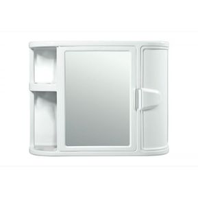 Gabinete Para Baño Con Espejo Rimax 7315 -Blanco