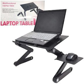 Mesa Ajustable Portátil Multiuso Laptop Table T8 Ventilación
