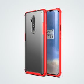 kentaDD Funda Carcasa OnePlus 7 / OnePlus 7T Pro Armadura de silicona Rojo