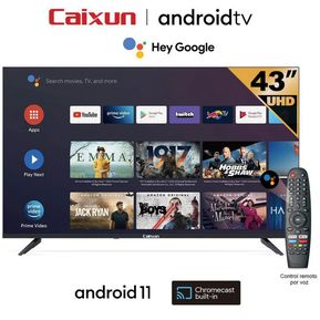 Televisor CAIXUN 43 Pulgadas LED UHD 4K Smart TV C43V1UA