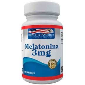 Melatonina 3mg x120 Softgels Healthy America