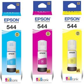 Tinta Epson 544 Original Kit 3 colores  L1110 L3110 L3150 L3111 L3158