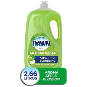 Dawn Ultra Jabón Liquido Antibacterial Para Lavar Platos 2.66 Litros