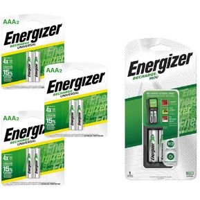 Cargador de Pilas MINI Energizer + 6AAA