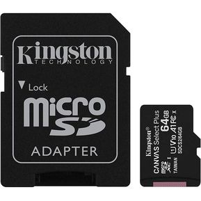 Memoria Kingston Micro Sd 64 Gb C 10 100 Mb/seg SDCS2/64GB
