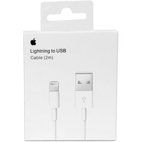 Cable Apple de conector Lightning a USB - 2 mts