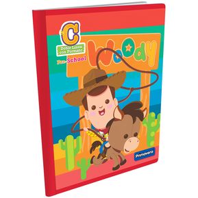 Cuaderno Cosido Pre-School C Toy Story 4 Woody Tiro al Blanco