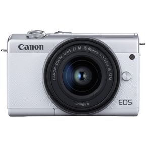 Canon EOS M200 kit with 15-45mm f35-63 IS STM lens - White