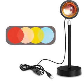 Lámpara Luz LED Proyectora de Atardecer Decorativa 15 Colores