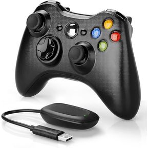 Control a bluetooth Para Xbox 360 y pc cable receptor