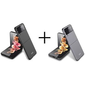 Adecuado para Samsung Galaxy Z Flip 3 5g Pc Phone Case 2pcs / multicolor Matte Phone Case 2pcs