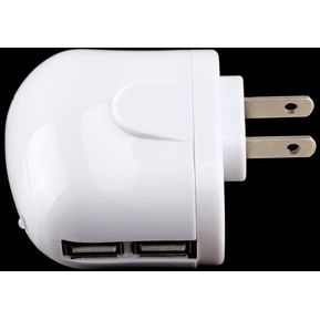 2 Adaptador de cargador de potencia de Power Power Power USB 2.1A Puerto USB 2.1A para Samsung Galaxy iPad