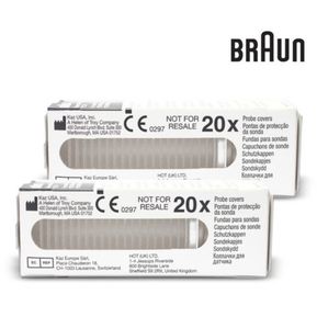 Cubiertas de sonda Braun ThermoScan PC 20 para usar con PRO 6000 Series 20 piezas