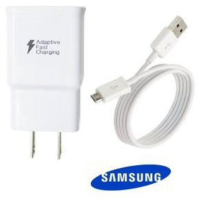 Cargador Samsung Carga Rápida Con Cable Micro Usb S6 Edge S...