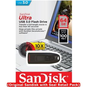 Sandisk 64GB-256GB Ultra USB 3.0 Flash Drive (SDCZ48)