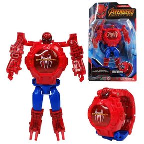 Reloj Digital Niños Spiderman Transformable J-toys