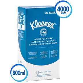 Jabón KLEENEX ® DERMO en espuma x 800 ml