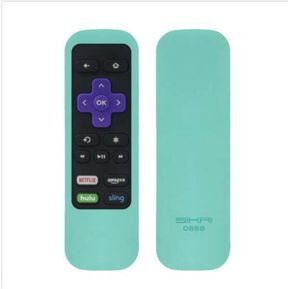 Funda para mando a distancia para TCL TV Roku IR Estuche para mando a distancia estándar Tipo semi paquete - Azul turquesa