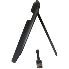 Funda iPhone 6 Plus Acme Made Cable Y Reposa Celular Negro