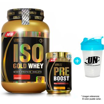 Pack Level Pro Iso Gold Whey 2 65Lbs Vanilla Creme Bcaa Level 8000