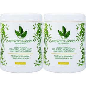 Colageno Hidrolizado Con Citrato de Magnesio 180gr 2U